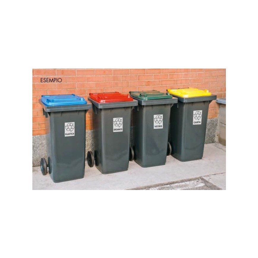 Bidone Carrellato 240Lt.