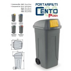 Bidone Carrellato 240Lt.