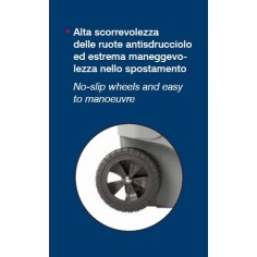 Bidone Push Carrellato 100Lt.