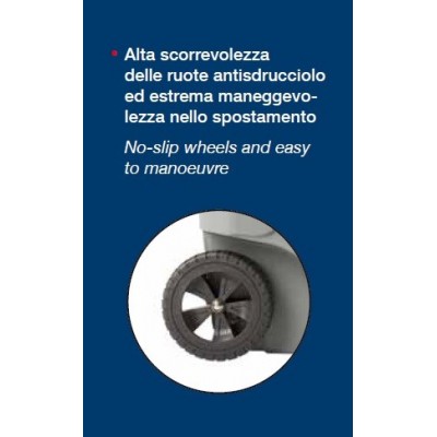 Bidone Carrellato 100 Lt.