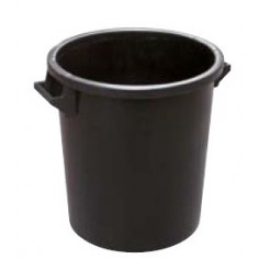 Bidone Industriale Nero 35  Lt.