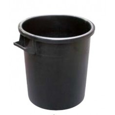 Bidone Industriale Nero 35  Lt.