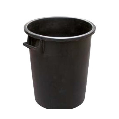 Bidone Industriale Nero 75 Lt.