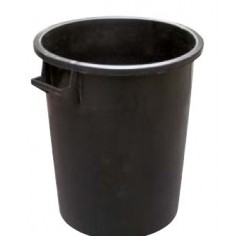 Bidone Industriale Nero 50 Lt.