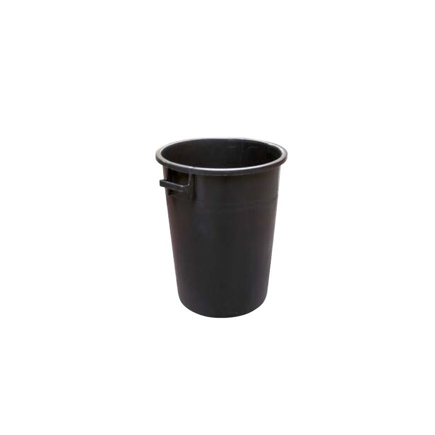 Bidone Industriale Nero 100 Lt.