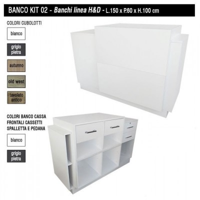 Banco Vendita per Negozi Kit.2 HD Componibile