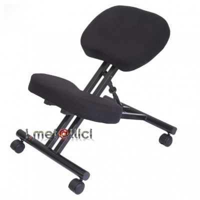 Sgabello ergonomico in metallo GALILEO