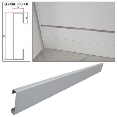 Zoccolo Basso Grigio