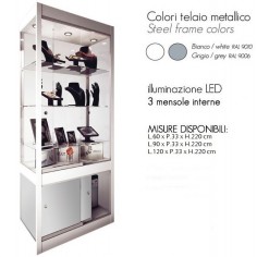 Vetrina con mobiletto H.220