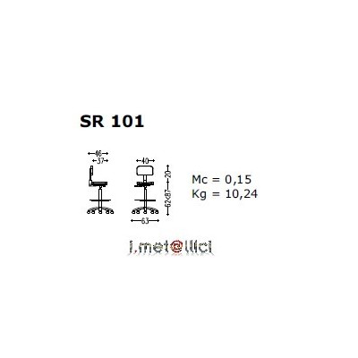 Sgabello da lavoro SR101