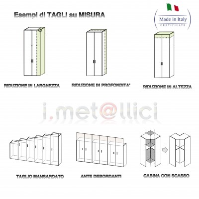 Esempi di Tagli su Misura
