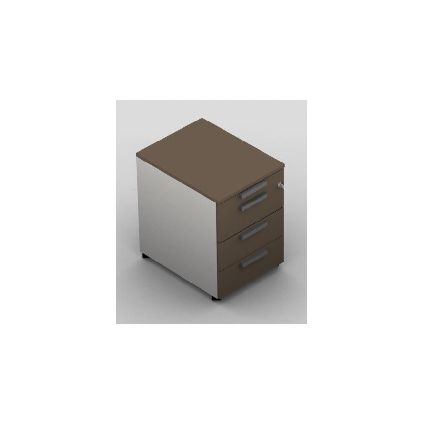 Cassettiera da ufficio 3 cass.+1cass. portacancelleria