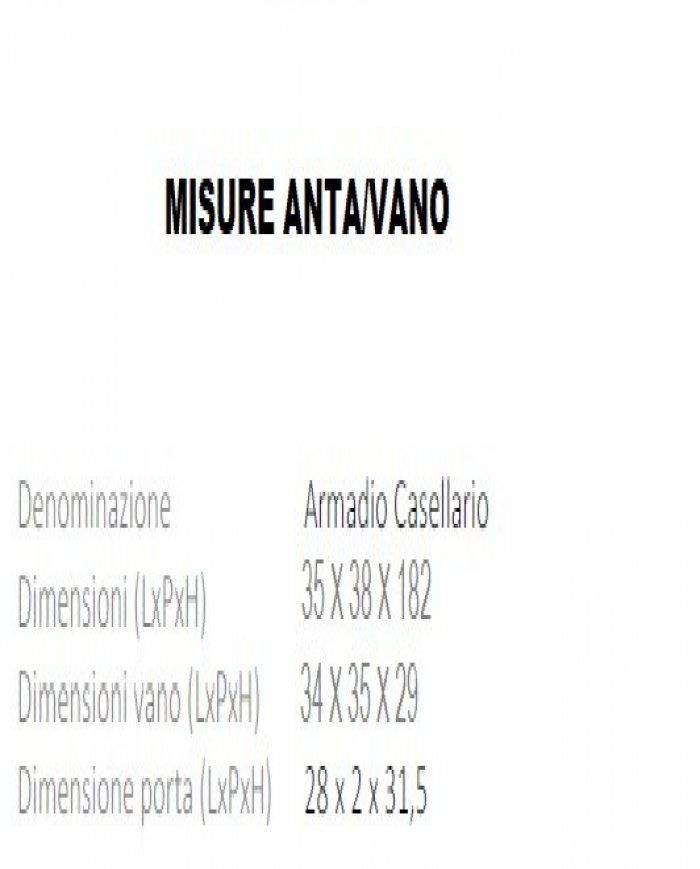 Armadietto per  Portaborse 5/porte