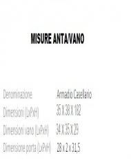 Armadietto per  Portaborse 5/porte