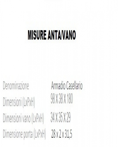 Armadietto per portaborse 15/porte