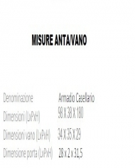 Armadietto per portaborse 15/porte