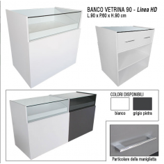 Banco Vendita per Negozi con Vetrina HD L.60