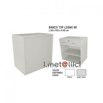 Banco vendita per negozi legno SD L.90 X P.60 X H.90