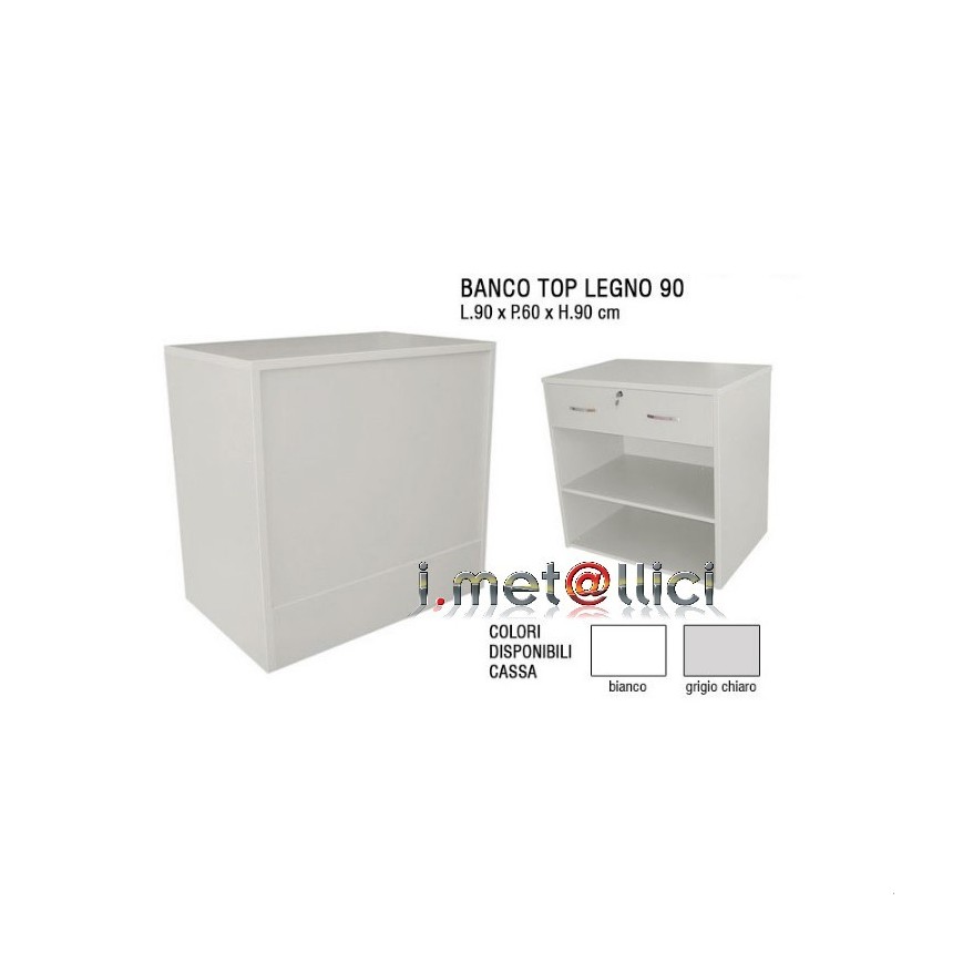 Banco vendita per negozi legno SD L.90 X P.60 X H.90