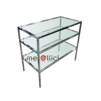 Banco a 3 Piani Vetro