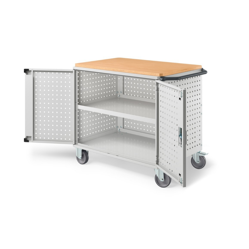 Carrello CLEVER Large con Ante Forate