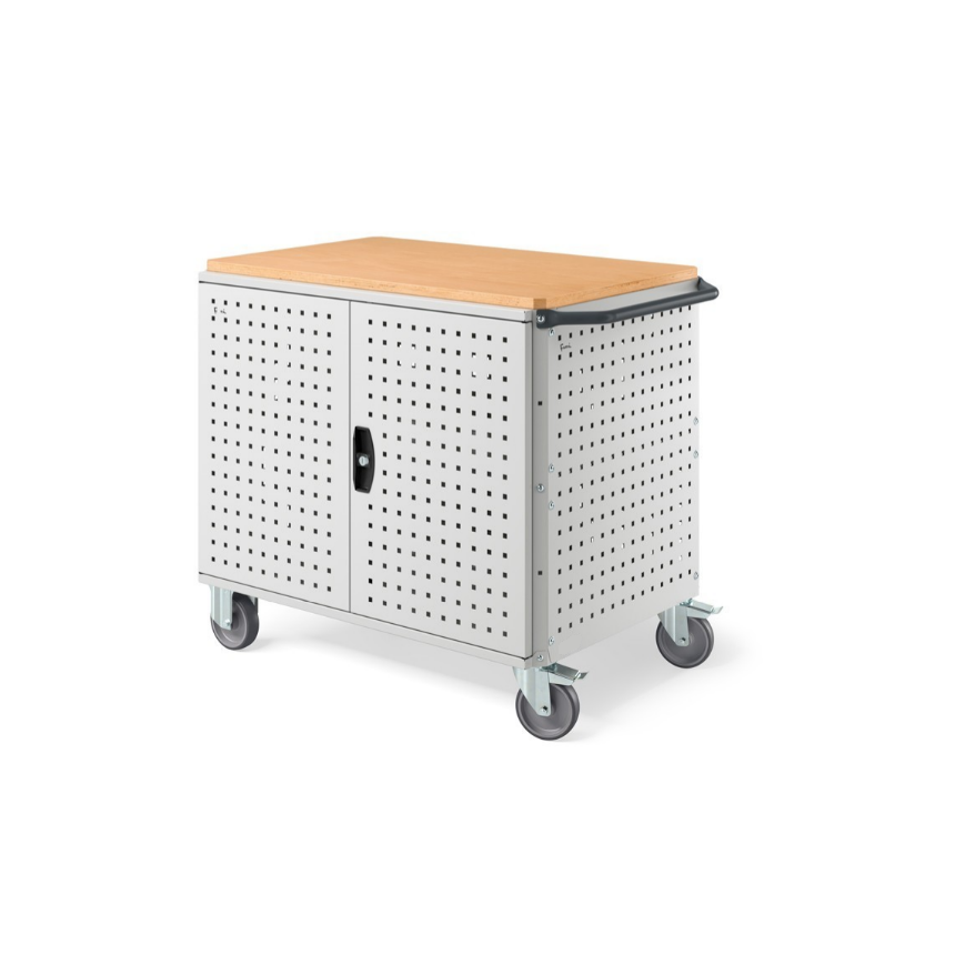 Carrello CLEVER Large con Ante Forate