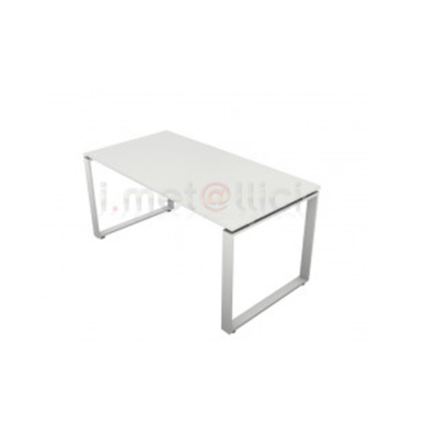 Scrivania ufficio LOFT sostegno anello chiuso P.60
