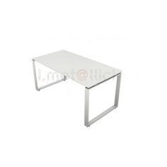 Scrivania ufficio LOFT sostegno anello chiuso P.60