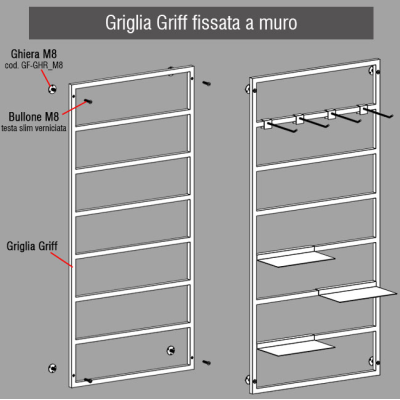 Griglia Griff H.126,6