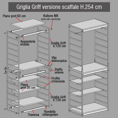Griglia Griff H.126,6
