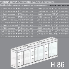 Vetrina Tripla H.86