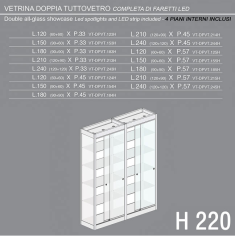 Vetrina Doppia H.220