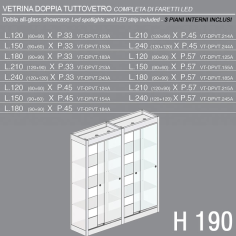 Vetrina Doppia H.190