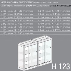 Vetrina Doppia H.123