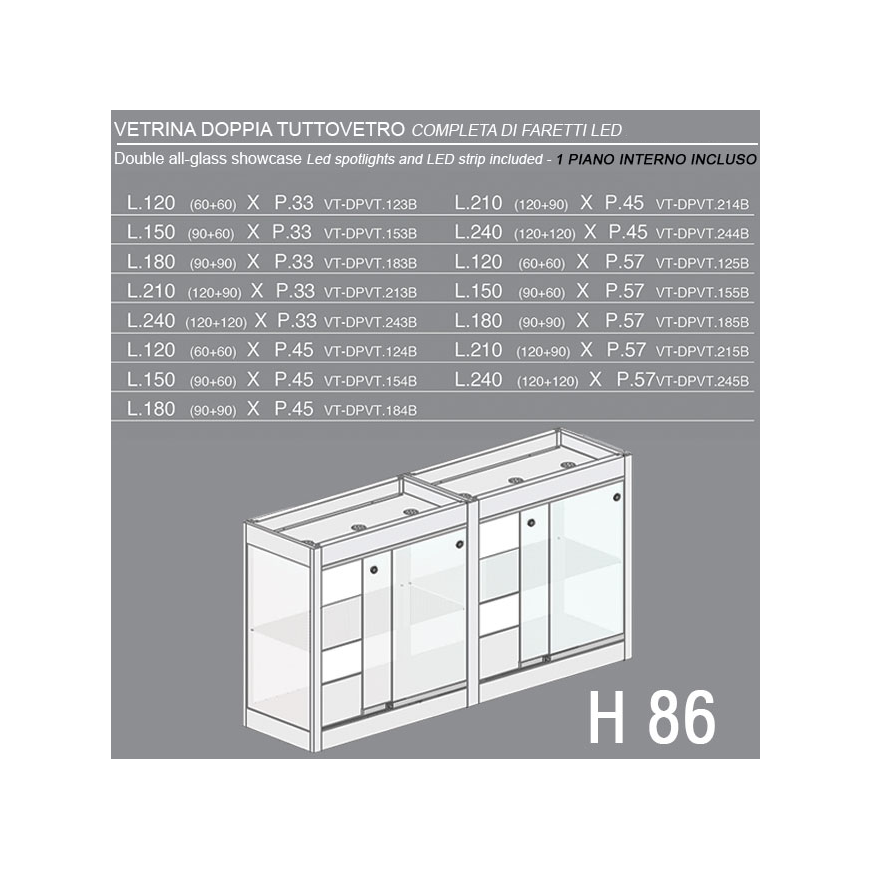 Vetrina Doppia H.86