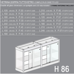 Vetrina Doppia H.86