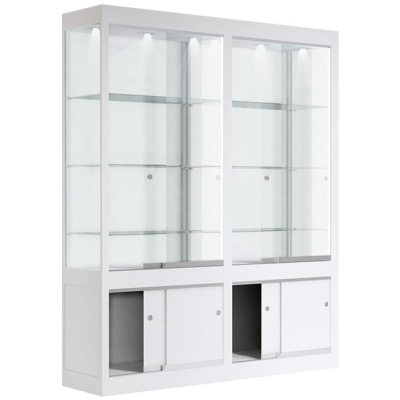 Vetrina Doppia con Mobiletto H.220