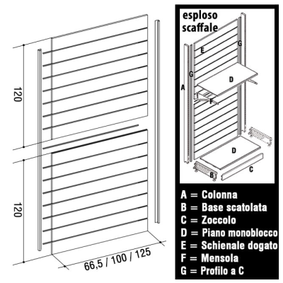 Schienale Dogato