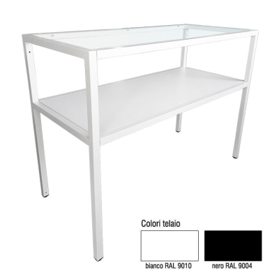 Banco T30-Legno/Vetro