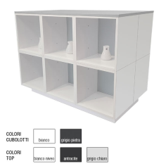 Banco T30-Legno/Vetro