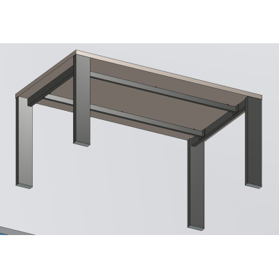 Scrivania per ufficio direzionale GO STEEL P.90