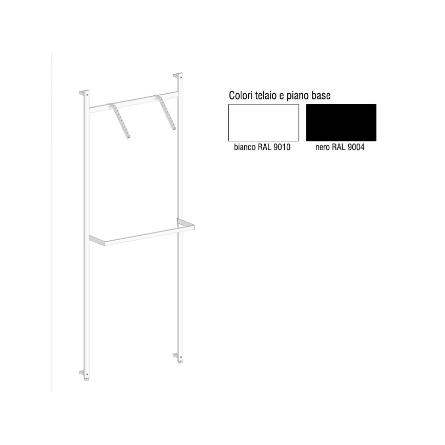 Scaffale Smart a Muro