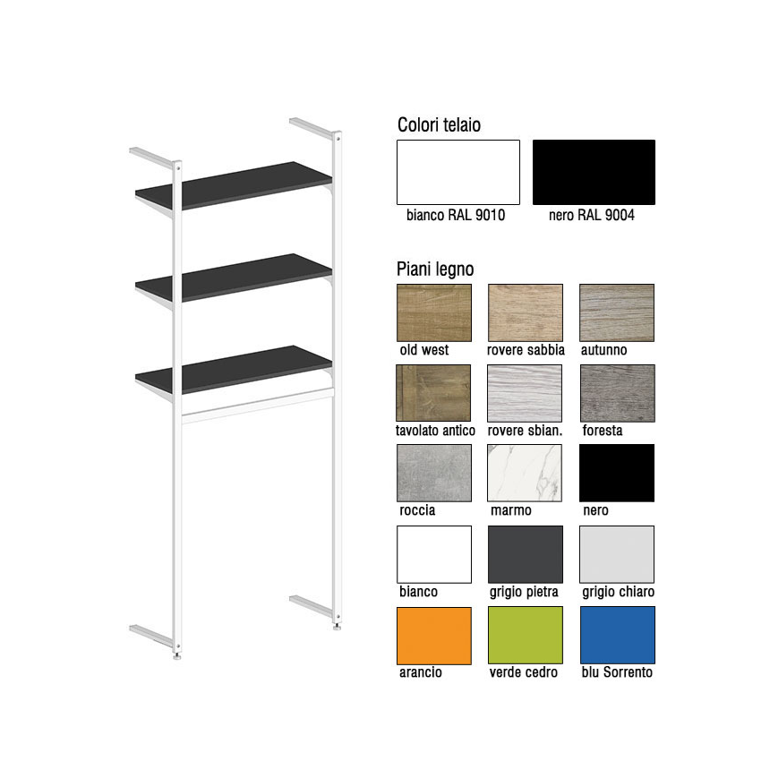 Scaffale Smart Appenderia + Piani