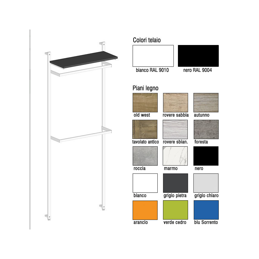 Scaffale a Muro Appenderia Smart