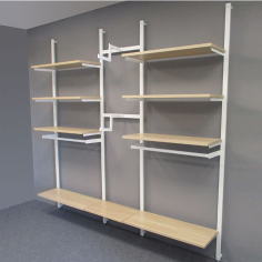 Scaffale a Muro Appenderia/Piani Smart