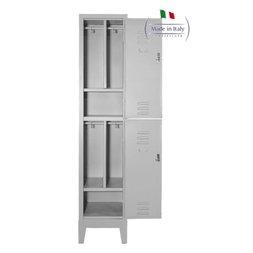 Armadio Spogliatoio Multiplo Sporco/Pulito 2 Porte