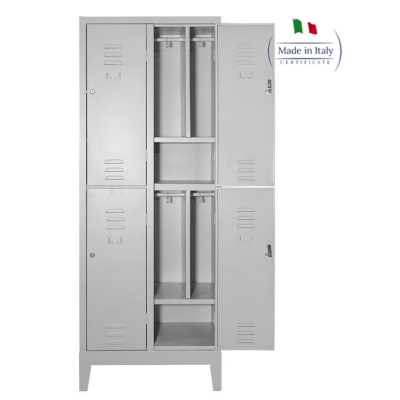 Armadio Spogliatoio Multiplo Sporco/Pulito 4 Porte