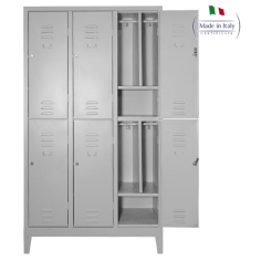 Armadio Spogliatoio Multiplo Sporco/Pulito 4 Porte
