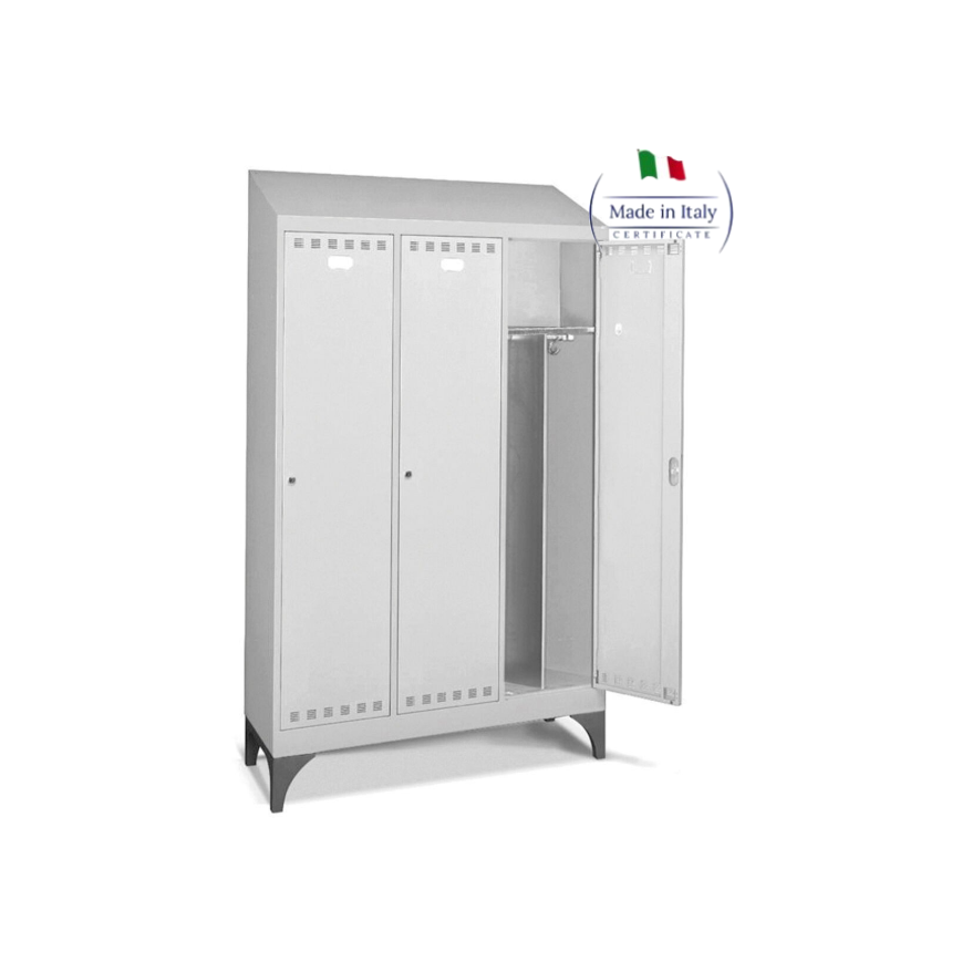 Armadietto Spogliatoio sporco/pulito tetto spiovente