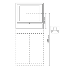Porta PC con Tapparella
